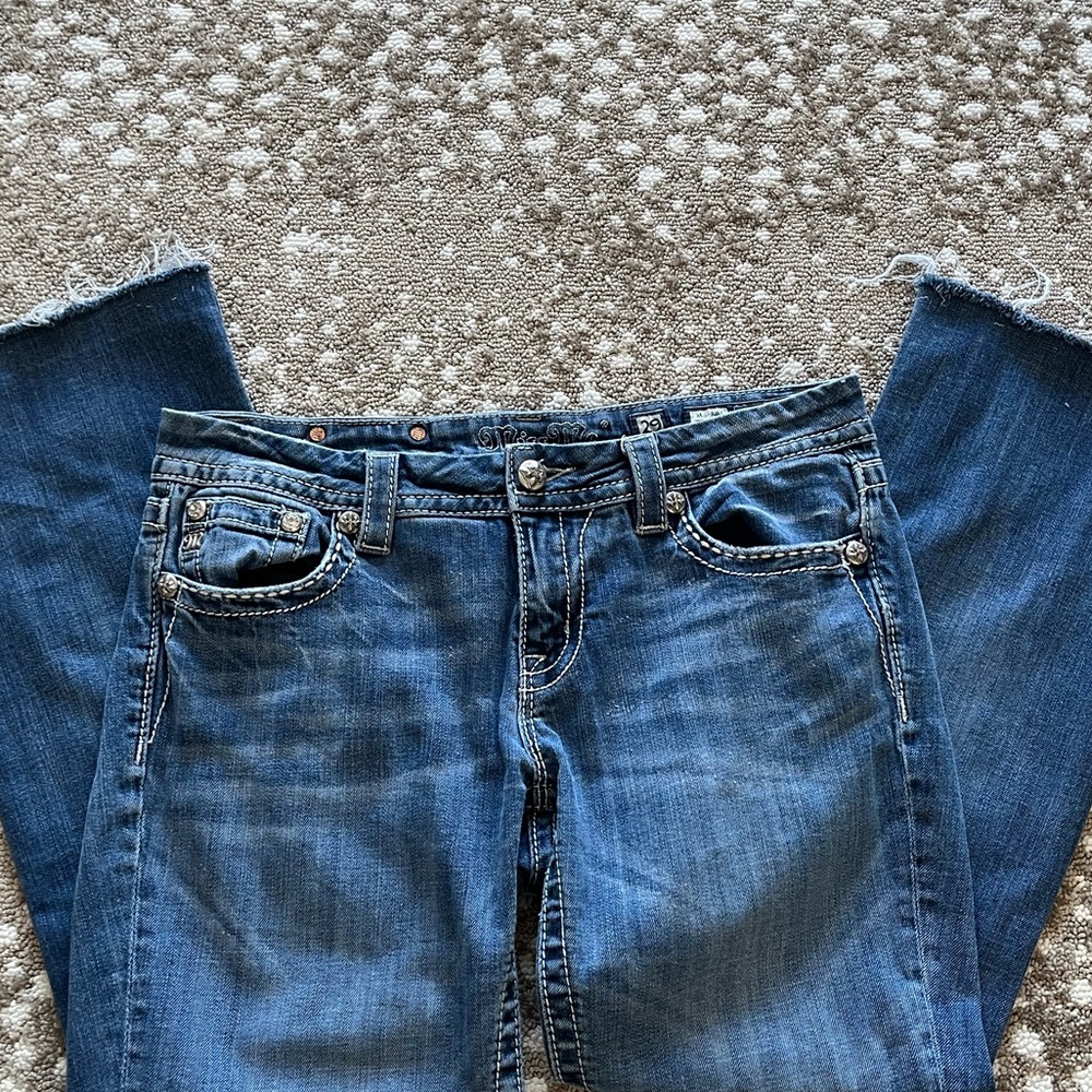 size 29 miss me mid rise bootcut jeans - Picture 3 of 3